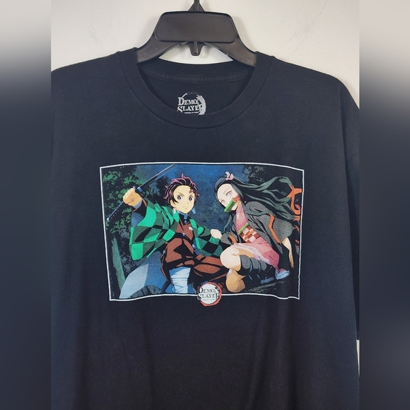 Demon Slayer Men's Black Graphic T-Shirt, sz XL - Picture 4 of 8